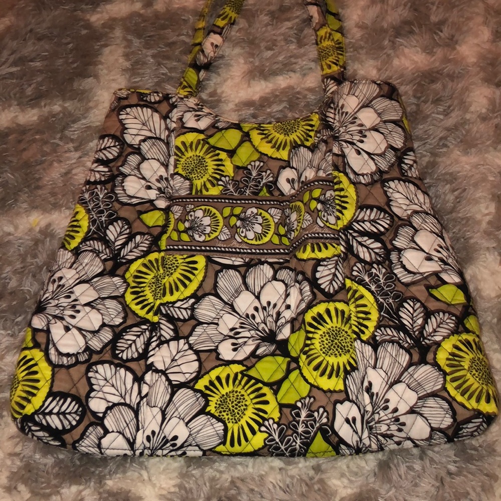 Vera bradley tote bag in citron